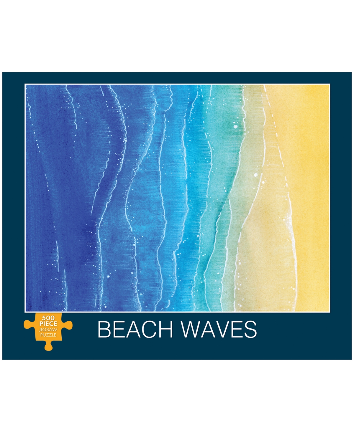 Willow Creek Press Beach Waves Puzzle Set, 500 Piece In Multi