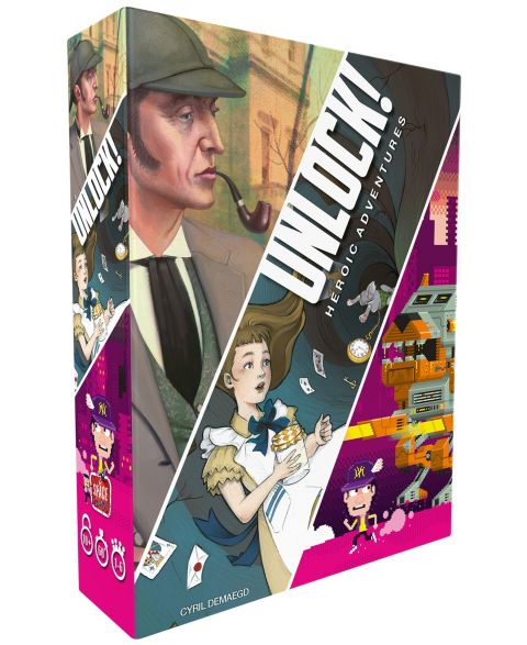 Детская карточная игра Space Cowboys Unlock Heroic Adventures Card Game, от 10 лет