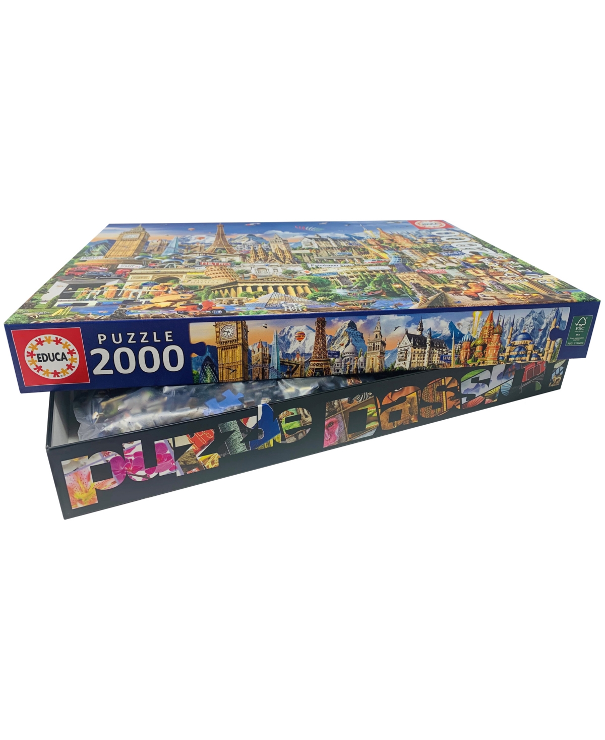 Educa Europe Landmarks Puzzle Set, 2001 Piece In Multi