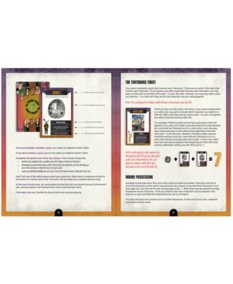  The Addams Family - A Delightfully Frightful Creepy Board Game Set