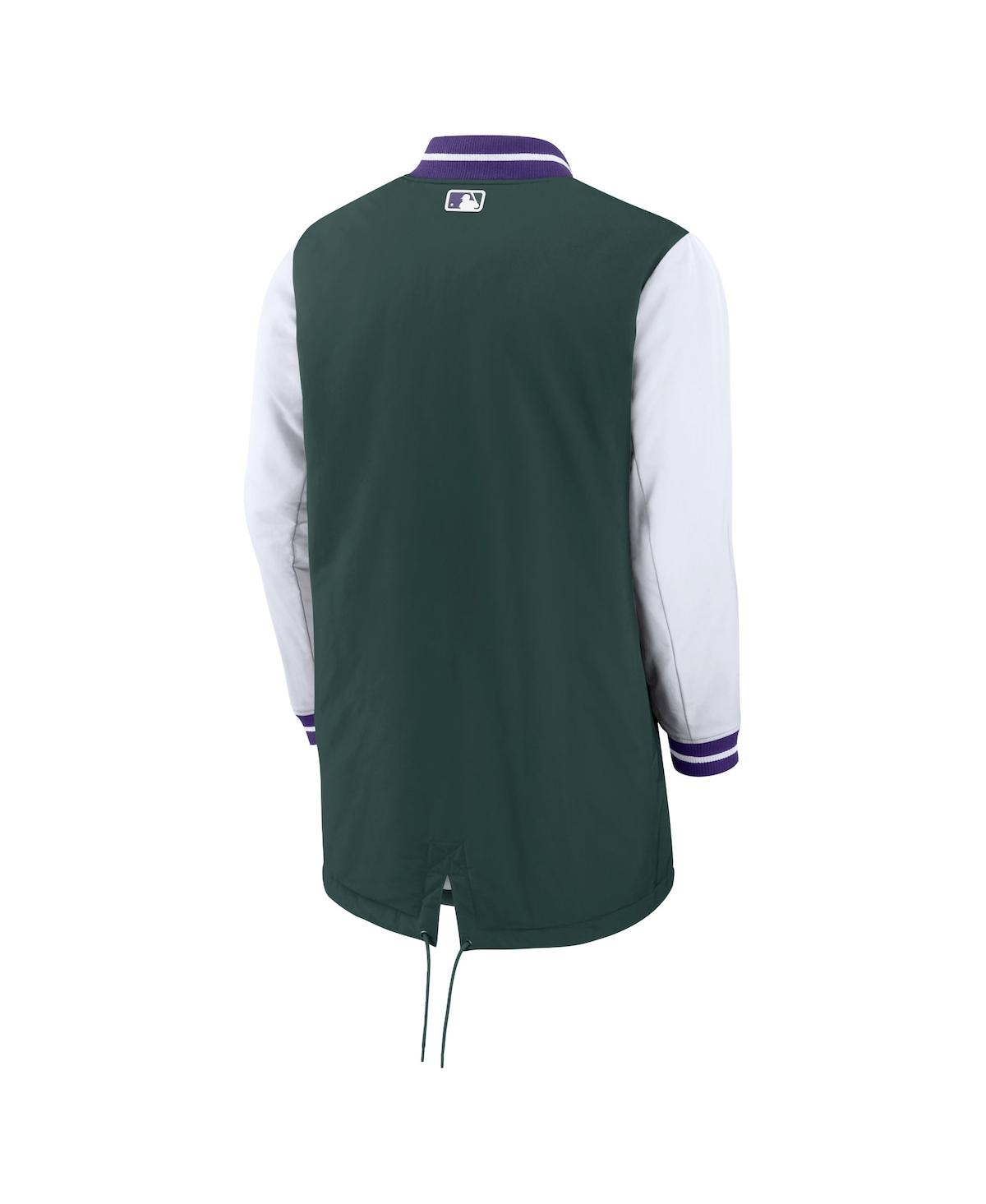 Men's NikeColorado Rockies City Connect Full-Zip Dugout Jacket - Green