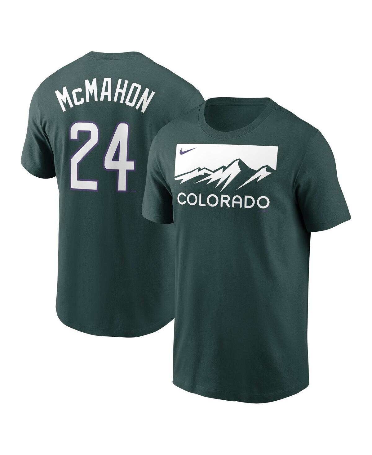Men's Nike Ryan McMahonColorado Rockies City Connect Name and Number T-shirt - Green