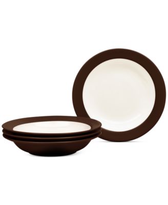 Colorwave Pasta/Rim Soup Bowls 20 Oz, Set of 4