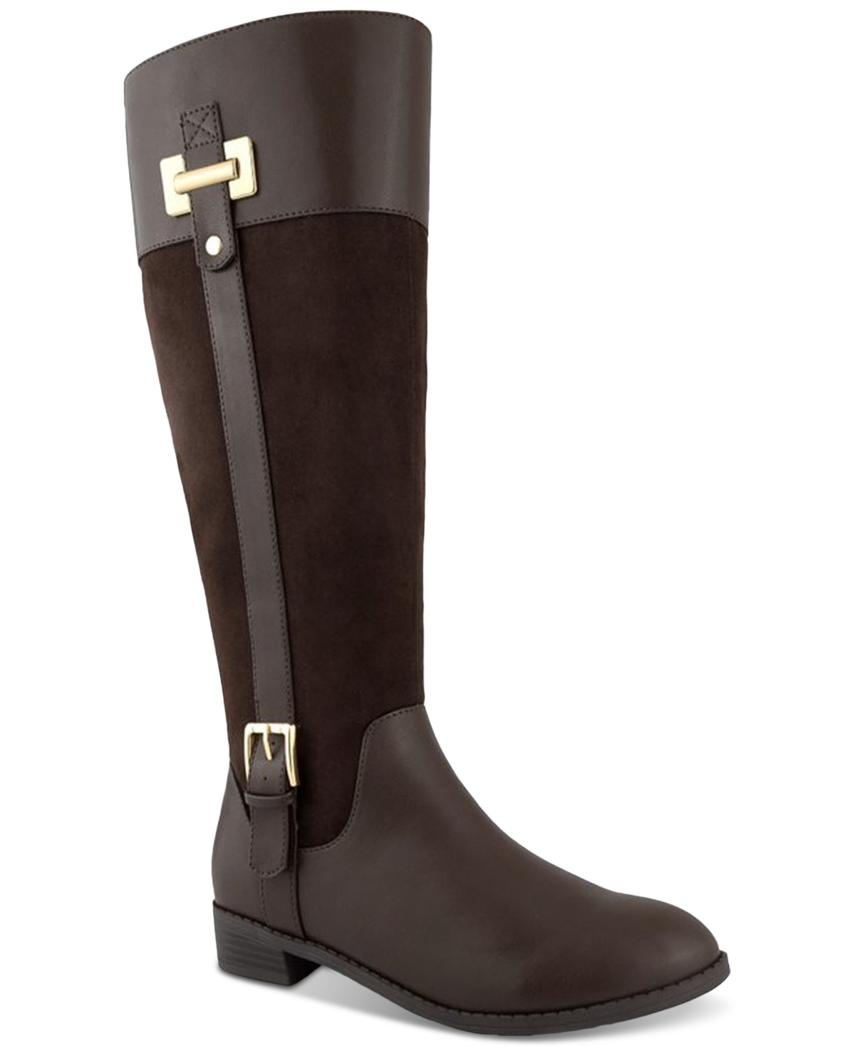 Karen Scott Deliee2 Wide-calf Riding Boots, Created For Macy's Women's ...