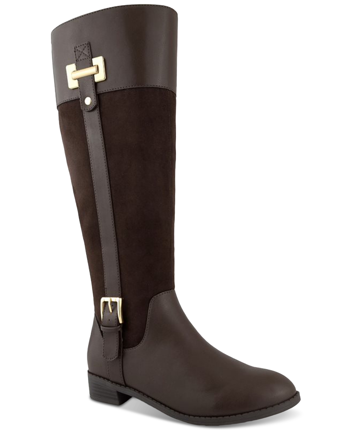 Karen Scott Deliee2 Widecalf Riding Boots, Created For Macy's Women's