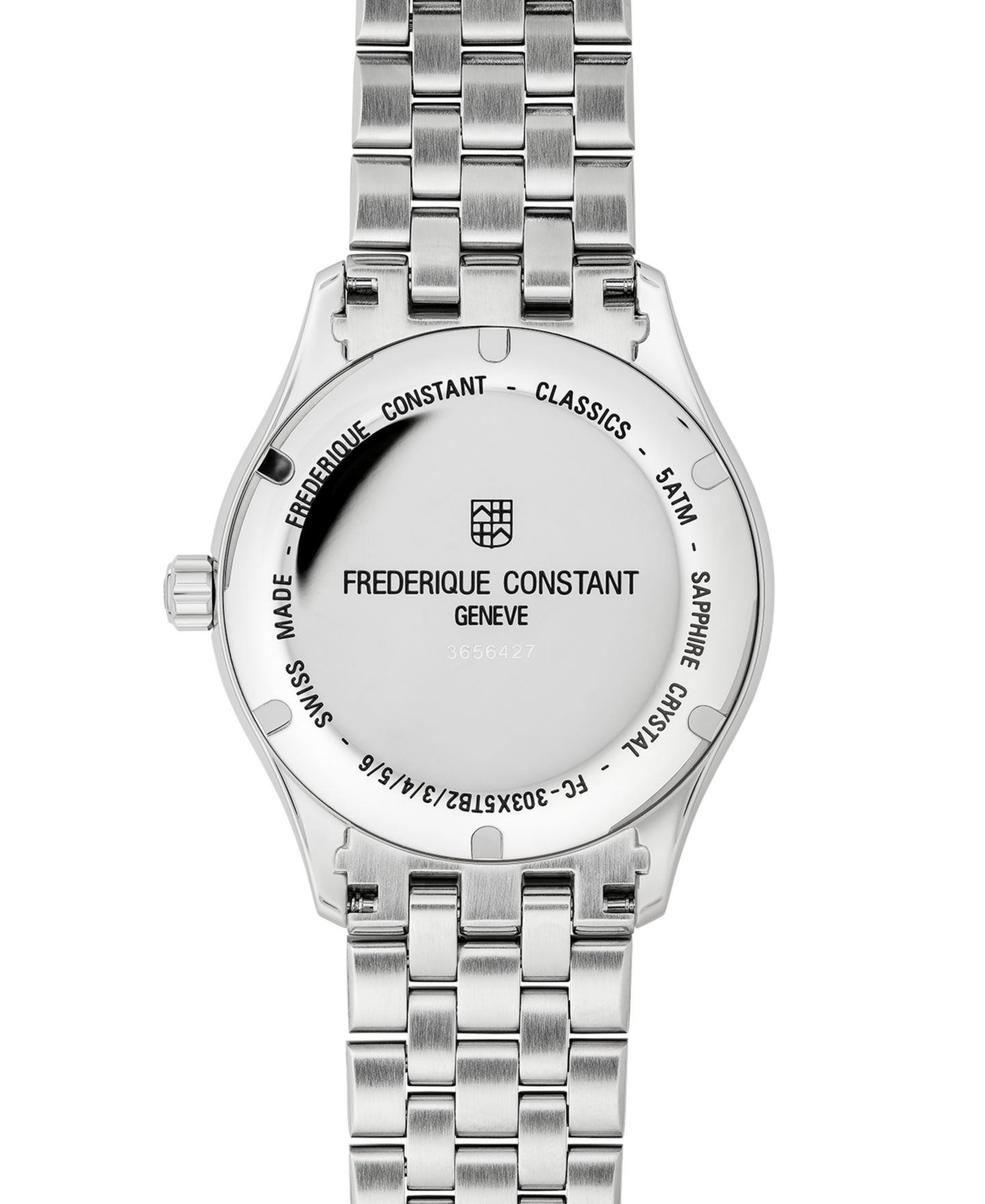 Мужские часы Frederique Constant Swiss Automatic Stainless Steel Bracelet Watch 40mm — фото 5