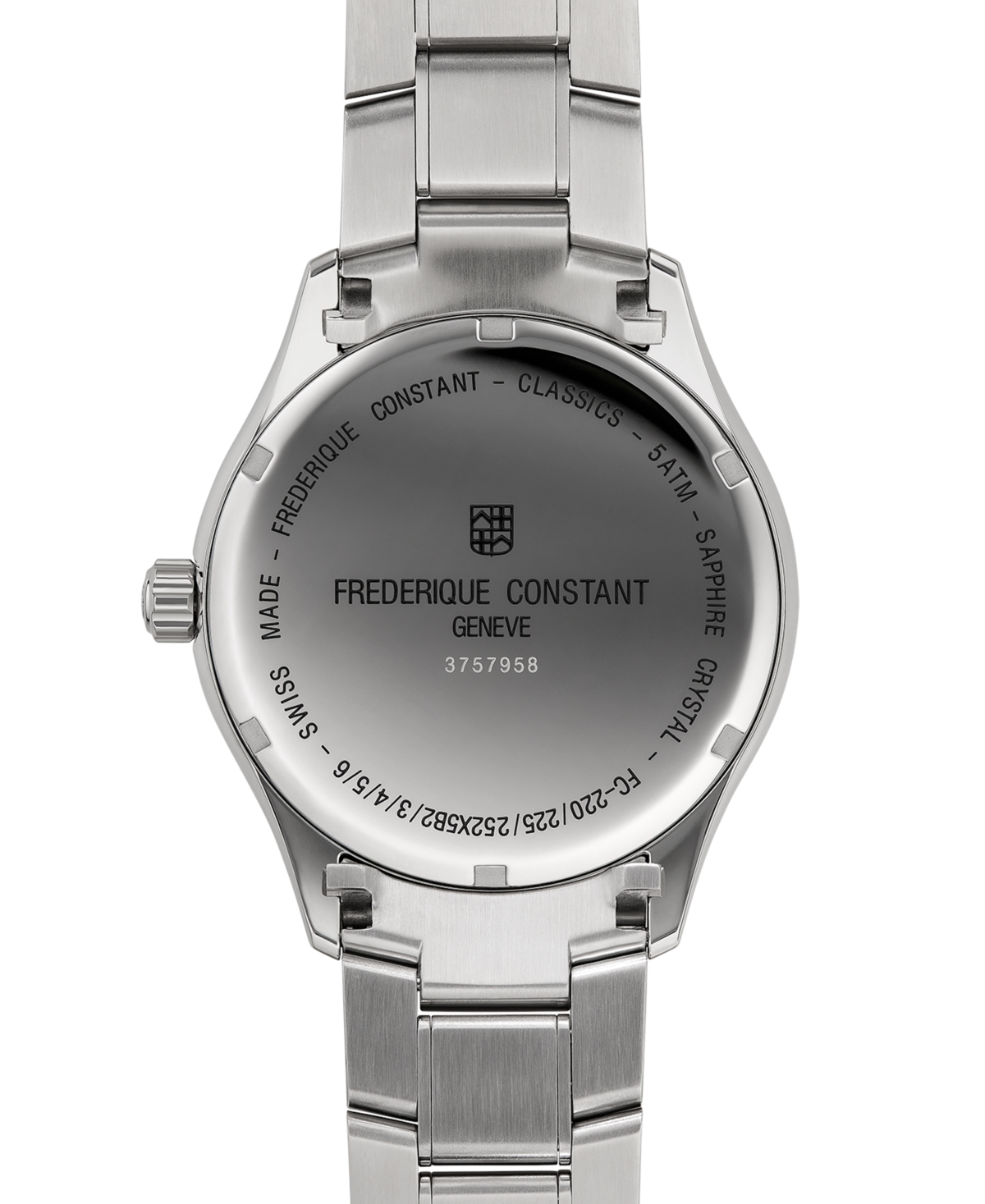 Shop Frederique Constant Men's Swiss Classics Stainless Steel Bracelet Watch 40mm In Silver-tone