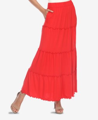 Women's Tiered Maxi Skirt