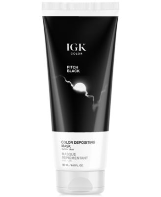 Igk Hair Color Depositing Mask - Pitch Black
