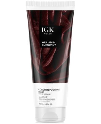 Igk Hair Color Depositing Mask - Williams-burgundy 32$
