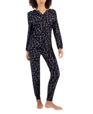 Charter Club Women's Modern Essentials Long Sleeve Pajama Set, Created ...