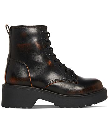 madden girl lace up lug boot