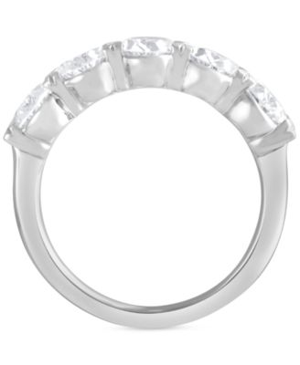 Certified Lab Grown Diamond Oval-Cut Band (3-1/2 ct. t.w.) in 14k Gold
