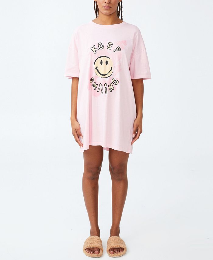 COTTON ON Women's Cotton 90's T-shirt Nightie Sleepshirts - Macy's