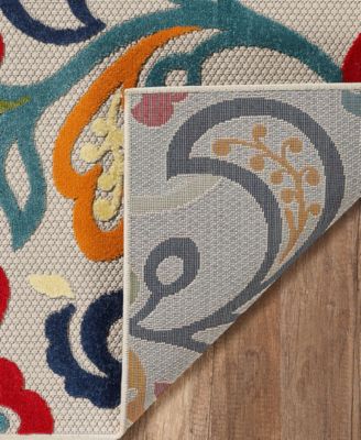 Calla 6929 6'7" x 9' Outdoor Area Rug