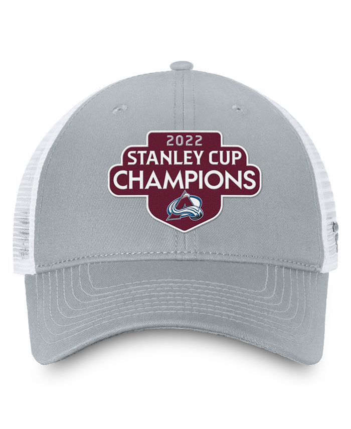 Colorado Avalanche Fanatics Branded Logo Adjustable Hat - Heather Gray