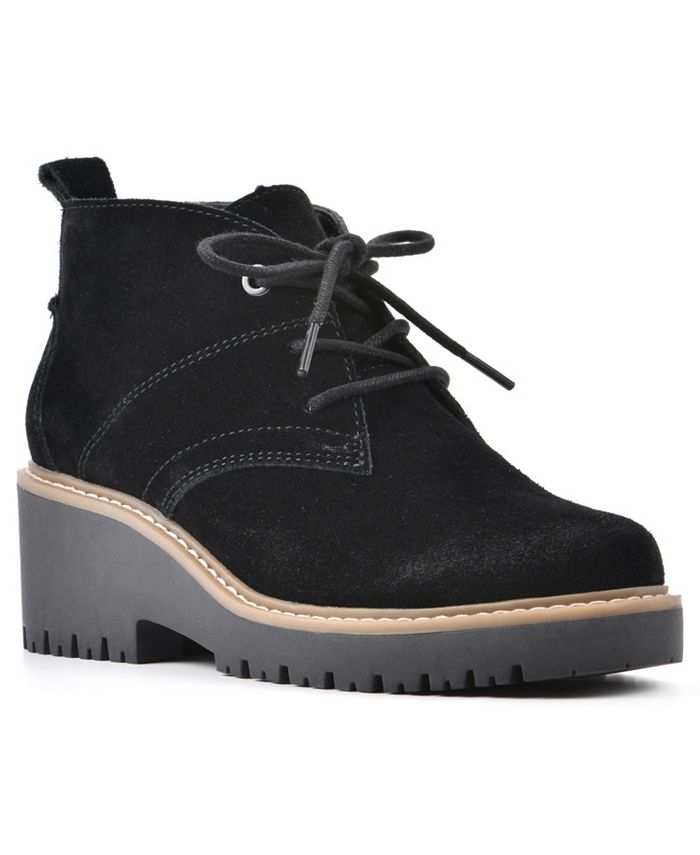 White Mountain Women s Danny Lace Up Booties Macy s