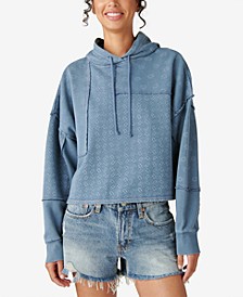 Cotton Patch Cropped Hoodie 