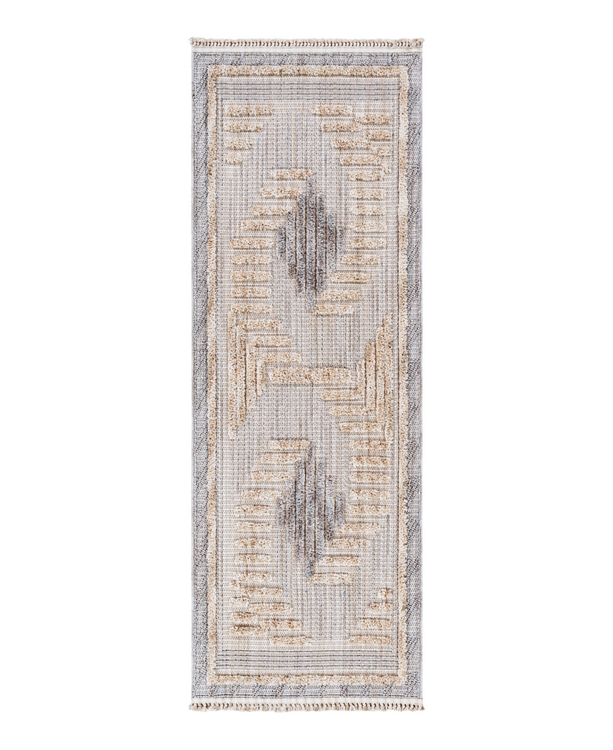 Surya Zaragoza Zrz-2306 2'7in x 7'3in Runner Area Rug - Beige