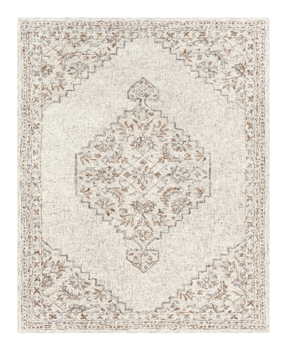 Surya Symphony Shy-2302 6' x 9' Area Rug - Silver-Tone