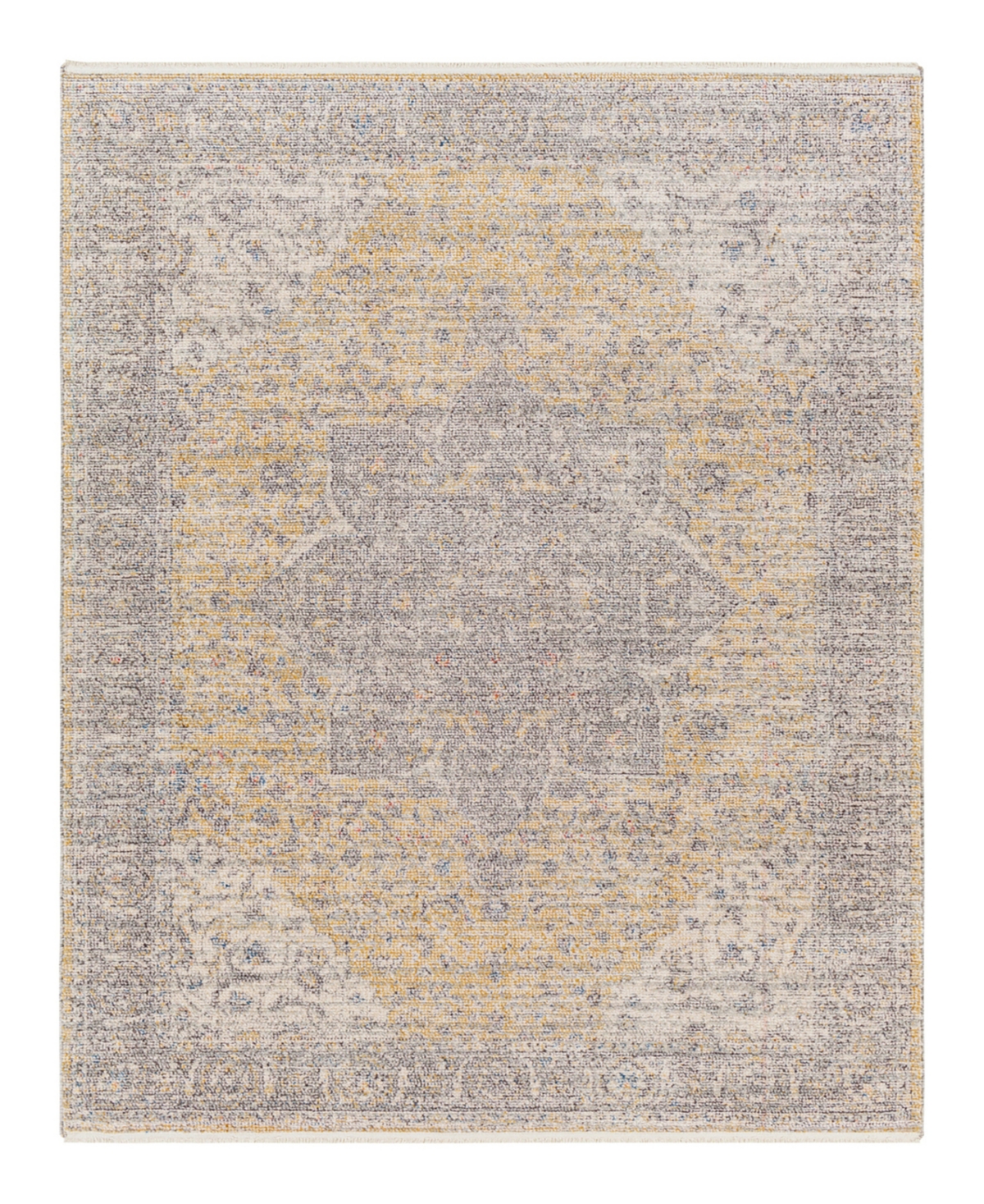 Surya Subtle Sub-2322 2'7" X 7'3" Runner Area Rug In Maize