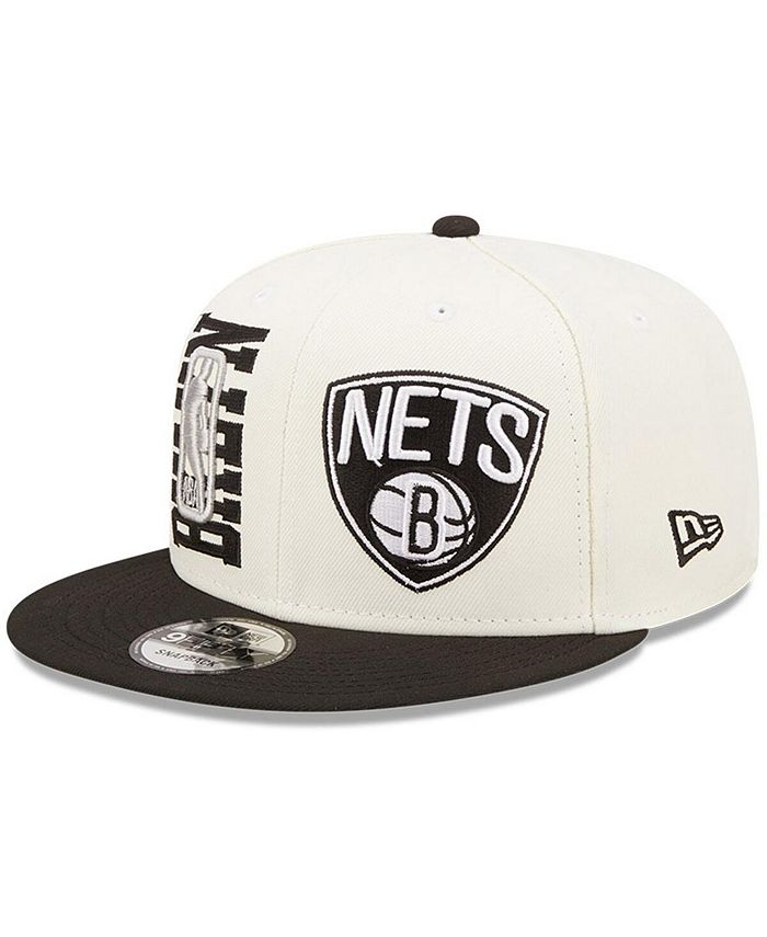 New Era Men's Cream and Black Brooklyn Nets 2022 NBA Draft 9FIFTY ...