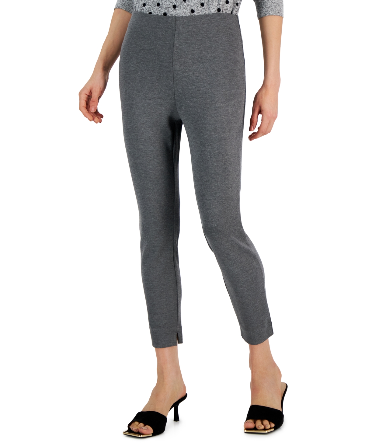 Alfani Petite Skinny Elastic-Waist Pull-On Ankle Pants, Created for Macy's