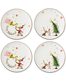 Grinchie Gifts Accent Plates, Set of 4