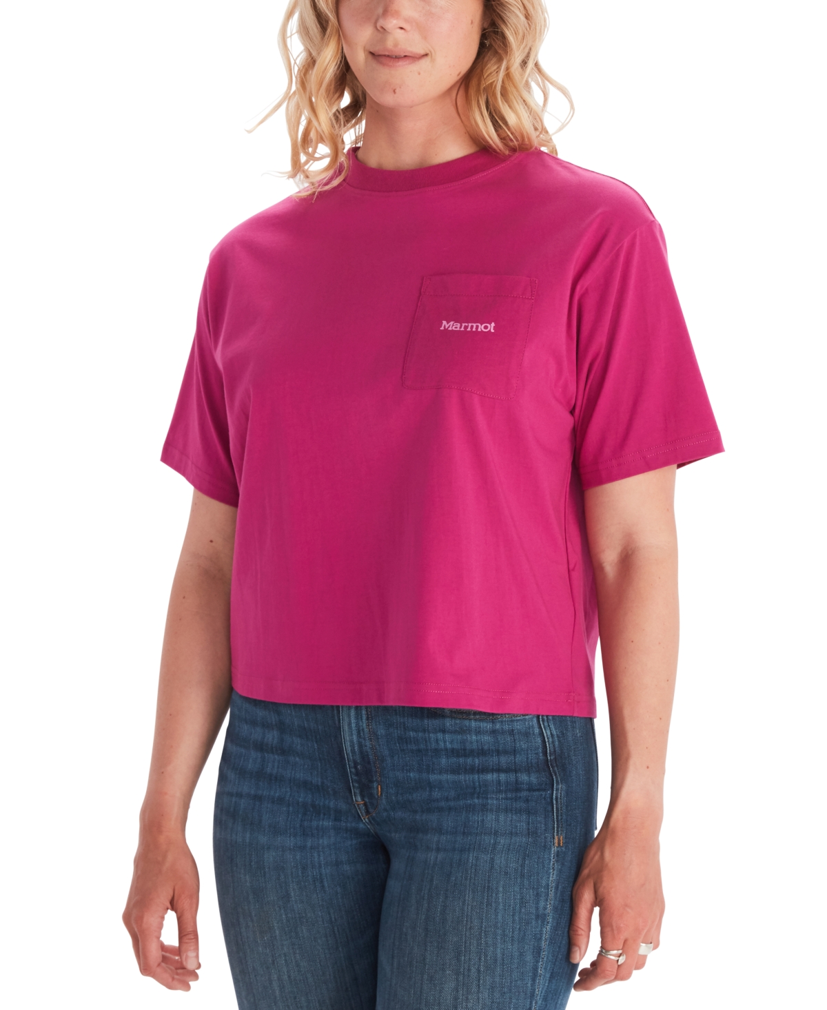 Marmot Women's Boxy Logo Cotton T-Shirt