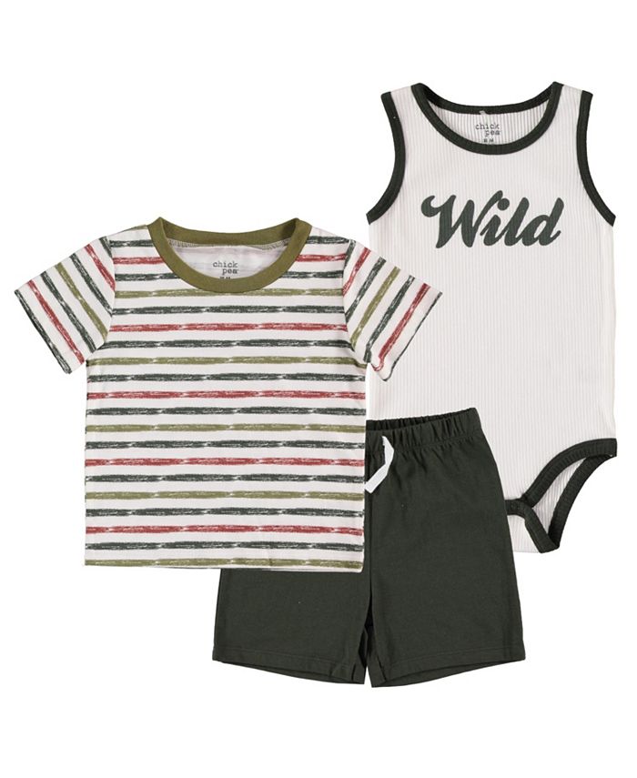 Chickpea Baby Boys Shorts, 3 Piece Set Macy's