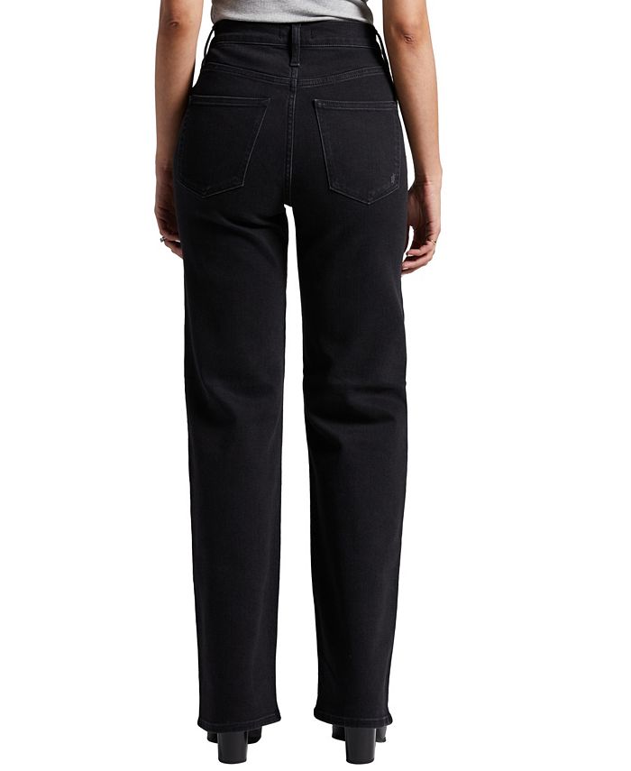Silver Jeans Co. Women's Highly Desirable High Rise Trouser Leg Jeans ...