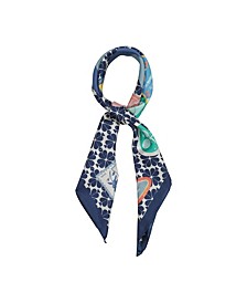 Women's Travel Stickers Square Scarf
