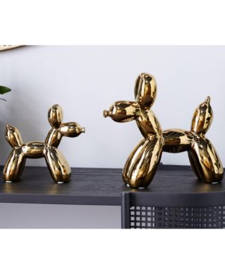 Contemporary Dog Sculpture, Set of 2