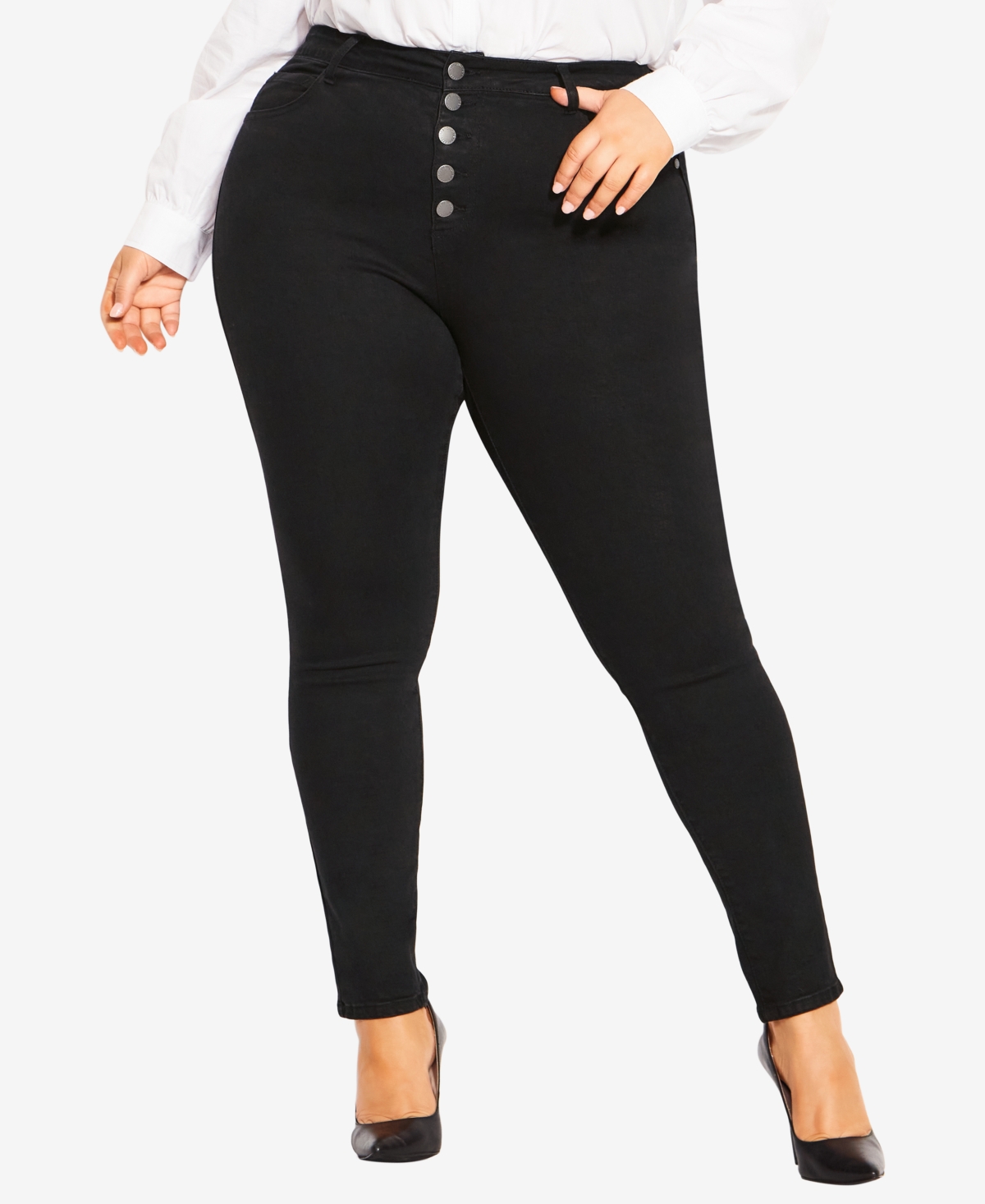 City Chic Women's Harley Classic Skinny Jean