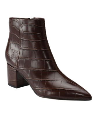 Marc fisher peep toe on sale booties