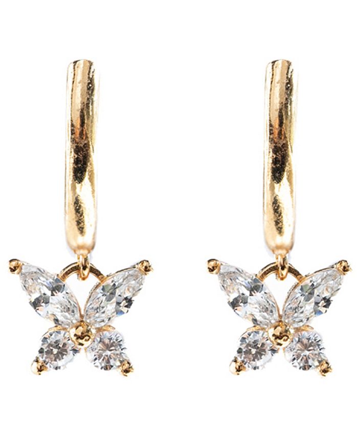 Girls Crew Born To Fly Hoop Earrings Macy s