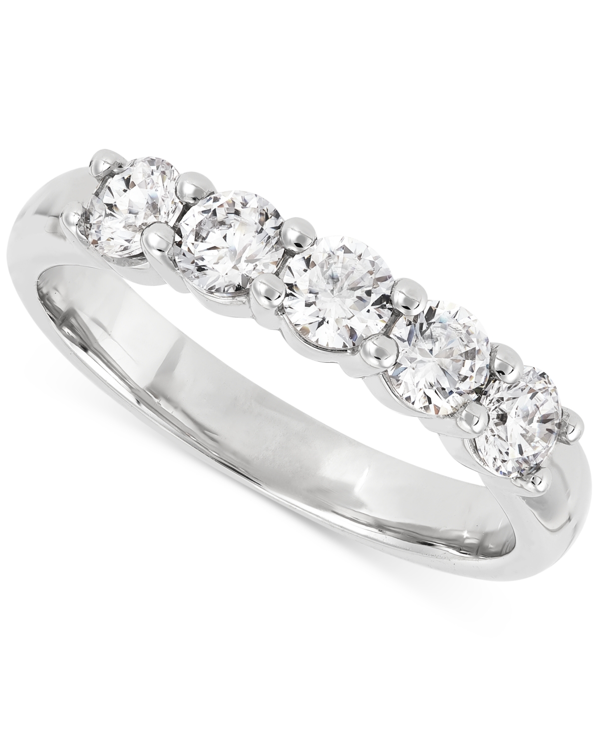 Igi Certified Lab Grown Diamond Band (1 ct. t.w.) in 14k White Gold - White Gold