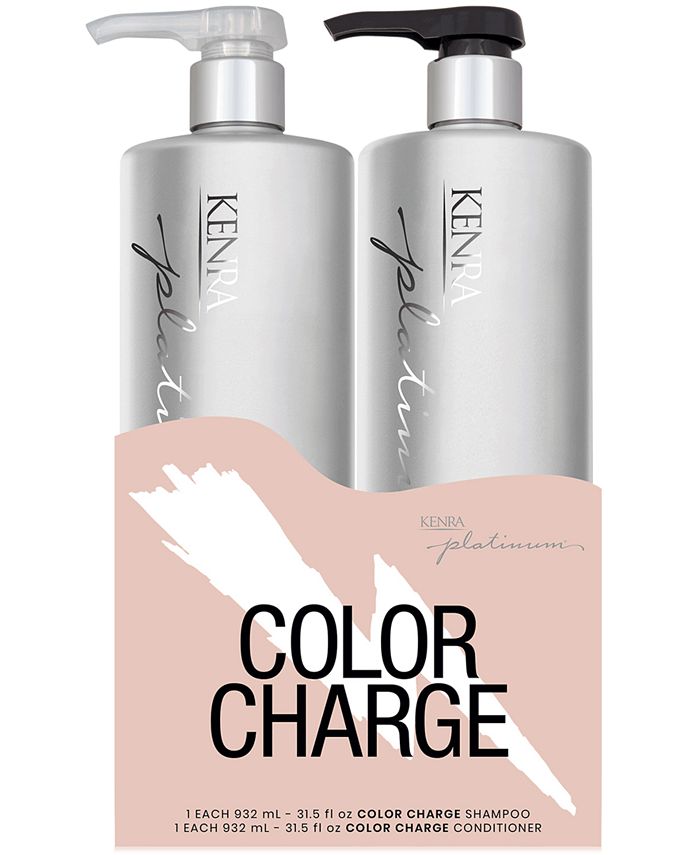 Kenra Professional Platinum Color Charge Shampoo & Conditioner Duo, 31.