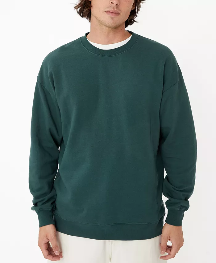 macys.com | Oversized Crew Fleece Sweatshirt