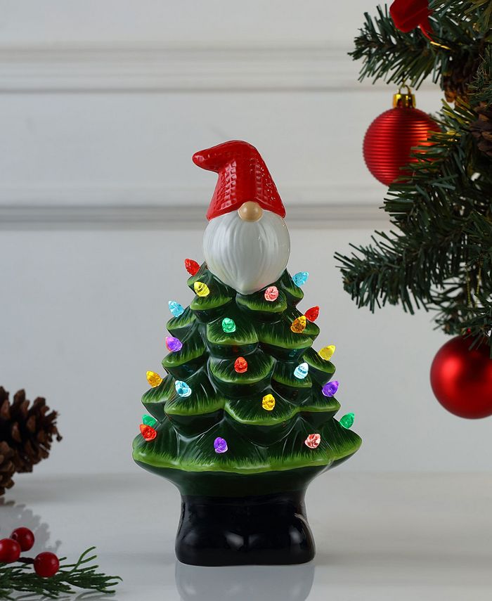 Mr. Christmas Nostalgic Tree with Gnome Topper, 8.5" Macy's