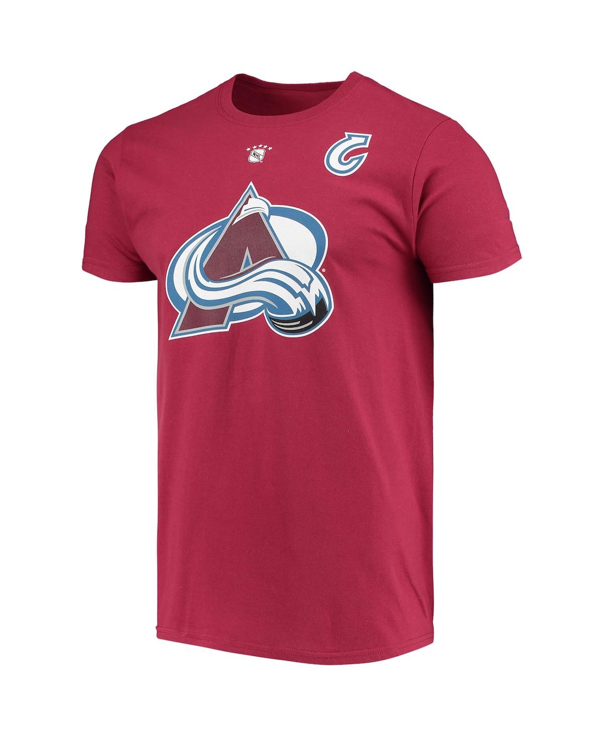 Men's Fanatics Joe SakicColorado Avalanche Authentic Stack Retired Player Nickname and Number T-shirt - Burgundy