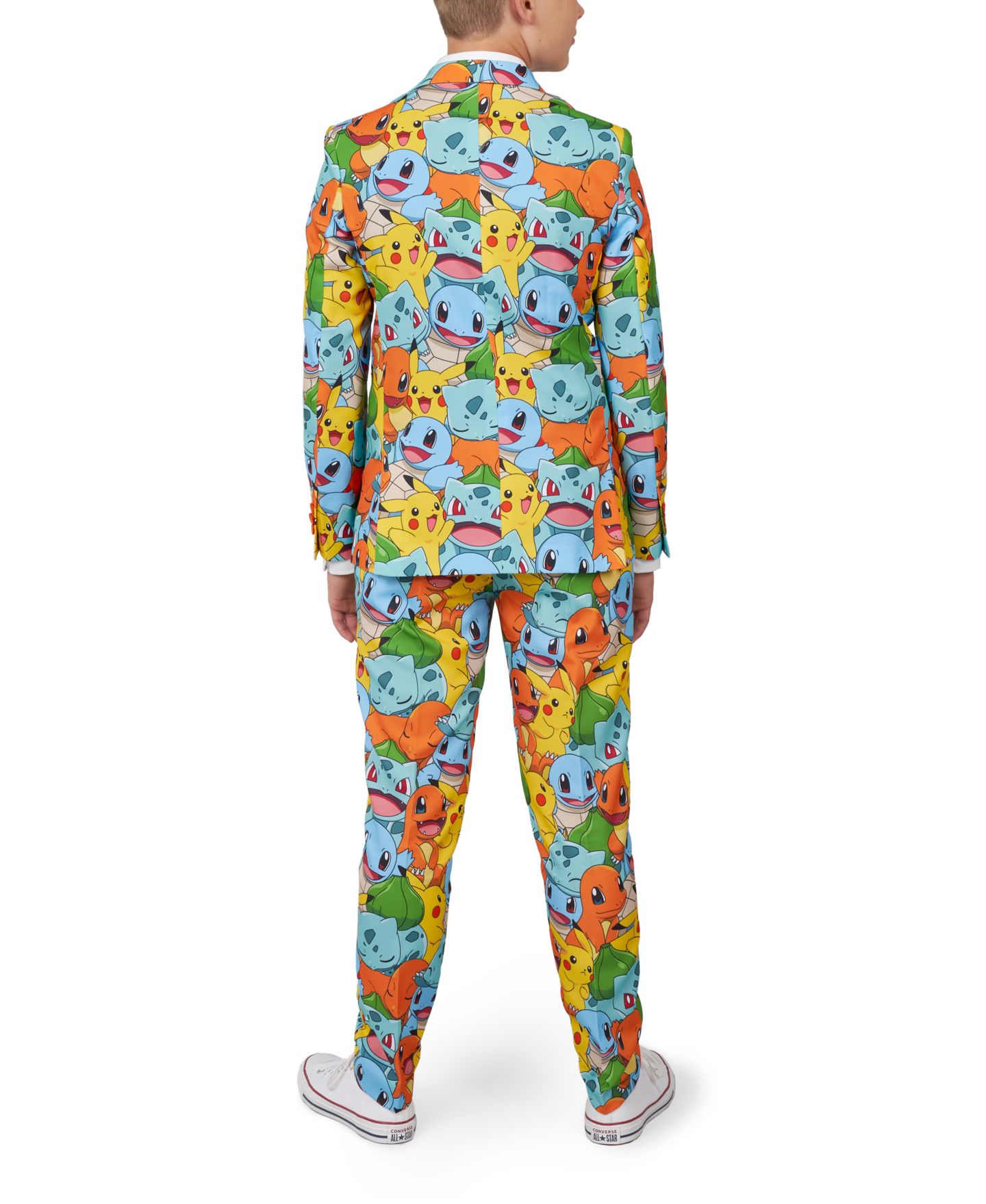 Детский костюм-тройка OppoSuits Pokemon: комплекты, брюки и галстук на клипсе, для мальчика — фото 2