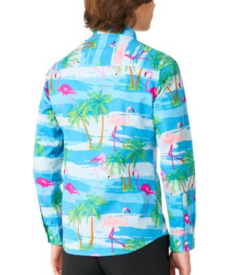 Big Boys Flaminguy Tropical Flamingo Shirt