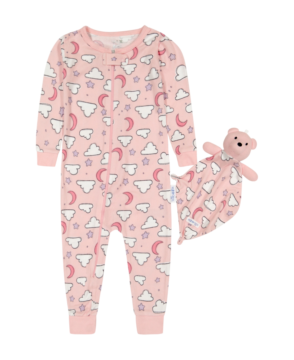 Max & Olivia Baby Girls Coverall And Matching Blanket, 2-piece Set In Pink I