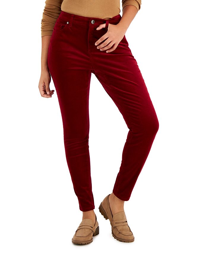 Style & Co Women's Curvy-Fit Corduroy Skinny Pants, Created for Macy's -  Macy's