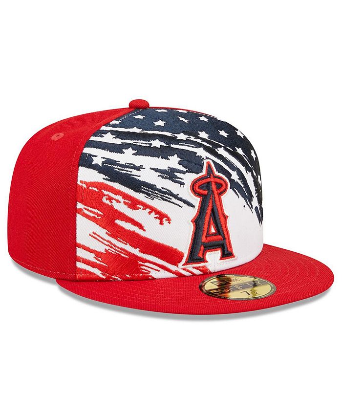 Mens New Era Navy Los Angeles Angels 4th of July India