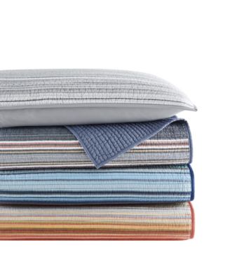 Sunset Stripe Yarn Dye 3 Piece Quilt Set, Twin/Twin XL