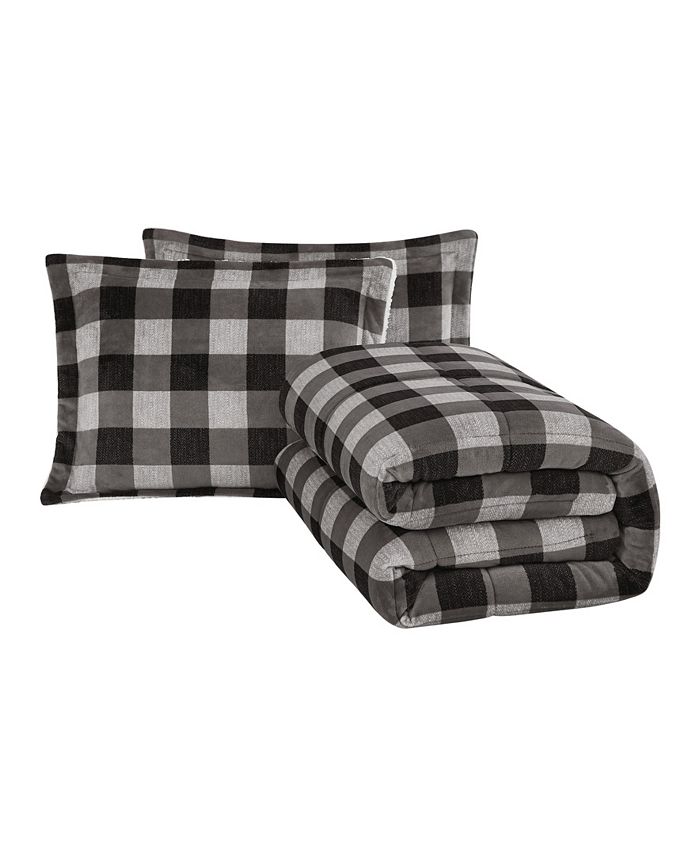 London Fog Plaid Comforter Set Collection Macy's