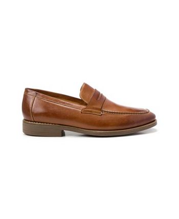 Sandro Moscoloni Men's Murray Moccasin Toe Penny Strap Slip-on Shoes ...