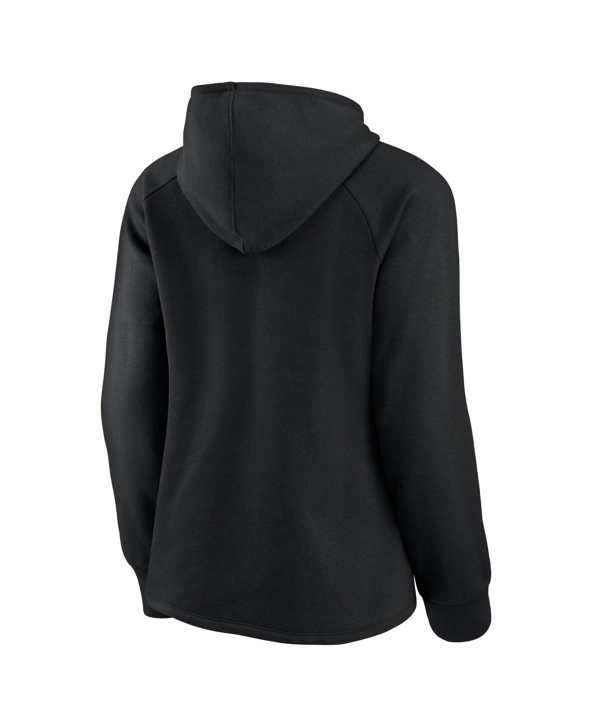 Women's FanaticsArizona Coyotes Perfect Play Raglan Pullover Hoodie - Black